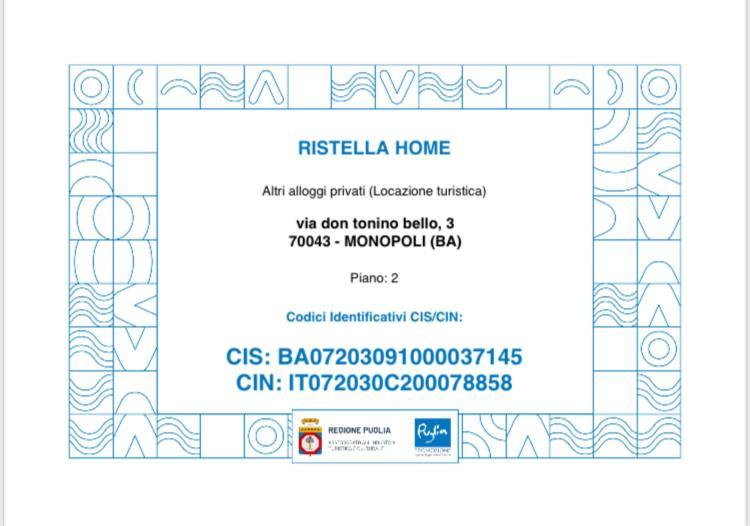 Ristella Home Monopoli Eksteriør bilde